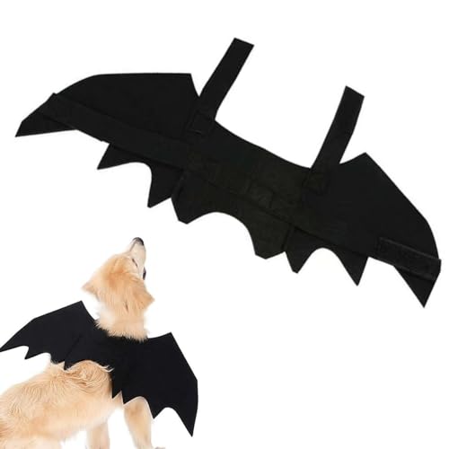 Halloween Haustier Kostüm,Hund Fledermaus Kostüme,Haustier Fledermaus Kostüm,Halloween Katze Kleidung,Katze Bat Wings Kostüm,Pet Fledermausflügel,für Katzen und Hunde von LiJuanWang