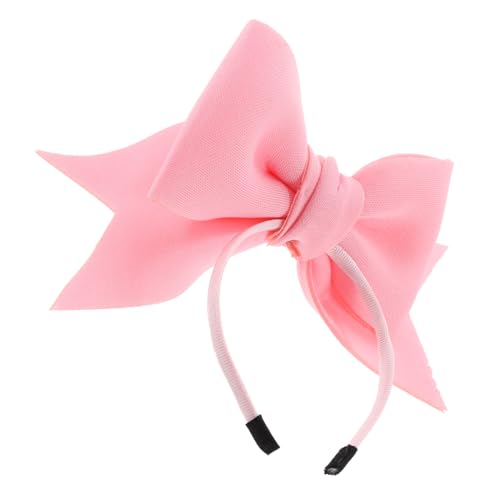 Haustier-Stirnband mit Schleife, bequem, Baumwolle, handgefertigt, für Festivals, Welpenzubehör (Rosa) von LiTaiJingNice
