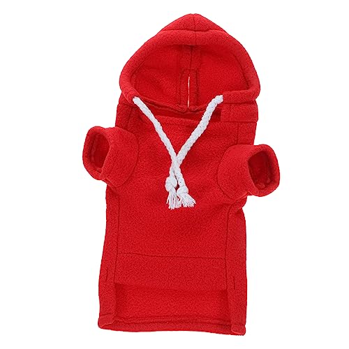 Kleintier-Kapuzenpullover, Frettchen-Kleidung, Frettchen-Pyjama, Pullover, Winter, dick, warm, Haustier-Kleidung für Frettchen von LiTaiJingNice