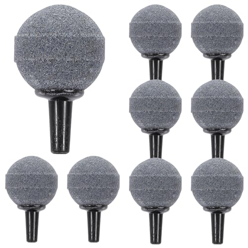 LiTaiJingNice 10 Stück Aquarium Luftstein 2cm Bubble Diffuser für Teich Luftpumpen Aquarium Eimer von LiTaiJingNice
