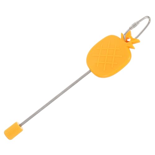 Papageienfruchtgabel, kleiner Vogelkäfig, Vogelfutterspender, Edelstahl, Papageienkäfig-Futtergabel von LiTaiJingNice