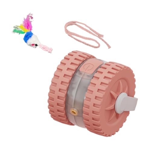 Liakyunf Automatischer Katzenball - Intelligenter Ball zur Kätzchenbereicherung - Interaktives Spielzeug Zur Geistigen Stimulation, Langeweile Vorbeugung Und Sinnesanregung von Liakyunf