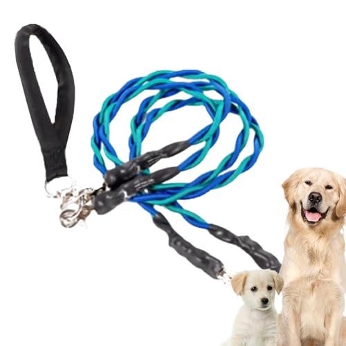 Liakyunf Hundeleinen - Doppelte Gassi-Leine für Hunde,Robustes strapazierfähiges Hundezubehör für Outdoor-Aktivitäten wie Park Training Spaziergänge mit sicherer Ausführung und Zerrfestigkeit Liakyunf Hundeleinen - Doppelte Gassi-Leine für Hunde,Robustes strapazierfähiges Hundezubehör für Outdoor-Aktivitäten wie Park Training Spaziergänge mit sicherer Ausführung und Zerrfestigkeit von Liakyunf