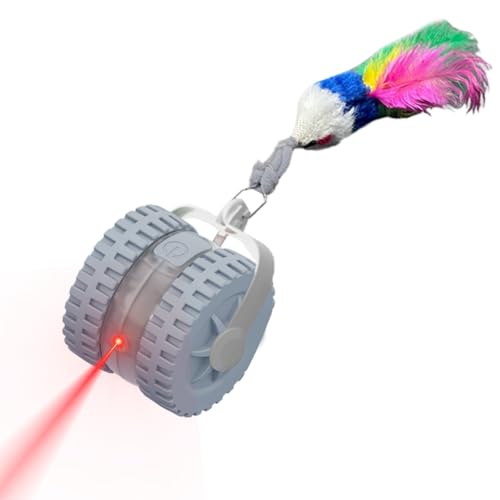 Liakyunf Intelligente Ball Katzen Spielzeug, Smarte Bewegliche Kugel Für Kätzchen, Interaktives Katzenspiel zur geistigen Anregung, Langeweile-Reduzierung und Sinnesförderung von Liakyunf