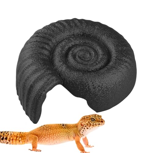 Liakyunf Reptilien-Versteck, Ammonit-Form, kleines Tierversteck, dekorativer Lebensraum zum Spielen, für Zuhause, Terrarium, Schlafbecken, Versteck und Garten Liakyunf Reptilien-Versteck, Ammonit-Form, kleines Tierversteck, dekorativer Lebensraum zum Spielen, für Zuhause, Terrarium, Schlafbecken, Versteck und Garten von Liakyunf