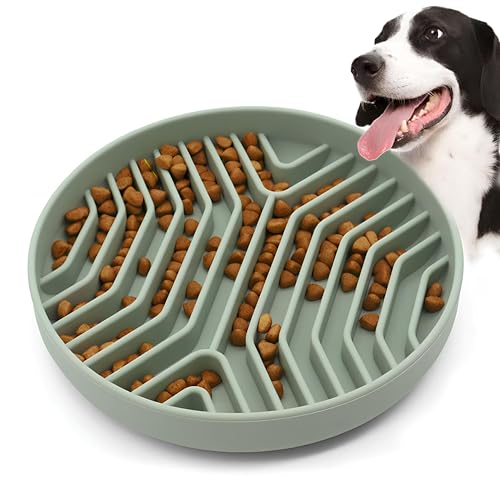 Langsame Fütterung Hundenapf, Anti Schlucken Gesunde Ernährung, Feeder Hundenapf Labyrinth Interaktive Slow Feedernapf für Hunde, Umweltfreundlicher Hundenapf für Kleine Bis Mittel Große Hunde und Kat Langsame Fütterung Hundenapf, Anti Schlucken Gesunde Ernährung, Feeder Hundenapf Labyrinth Interaktive Slow Feedernapf für Hunde, Umweltfreundlicher Hundenapf für Kleine Bis Mittel Große Hunde und Kat von Liamcute