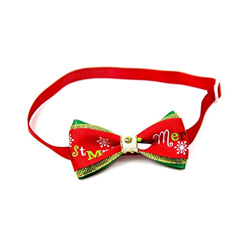 Lichi Hundehalsband, Weihnachtsfliege für rote Katzen, Grün, 10 Stück von Lichi