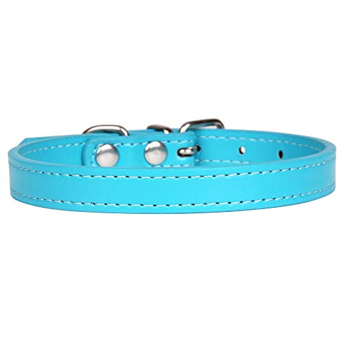 Lichi Lake Blue Haustier-Halsband, verstellbar, für Hunde und Katzen, 09–1,5S von Lichi