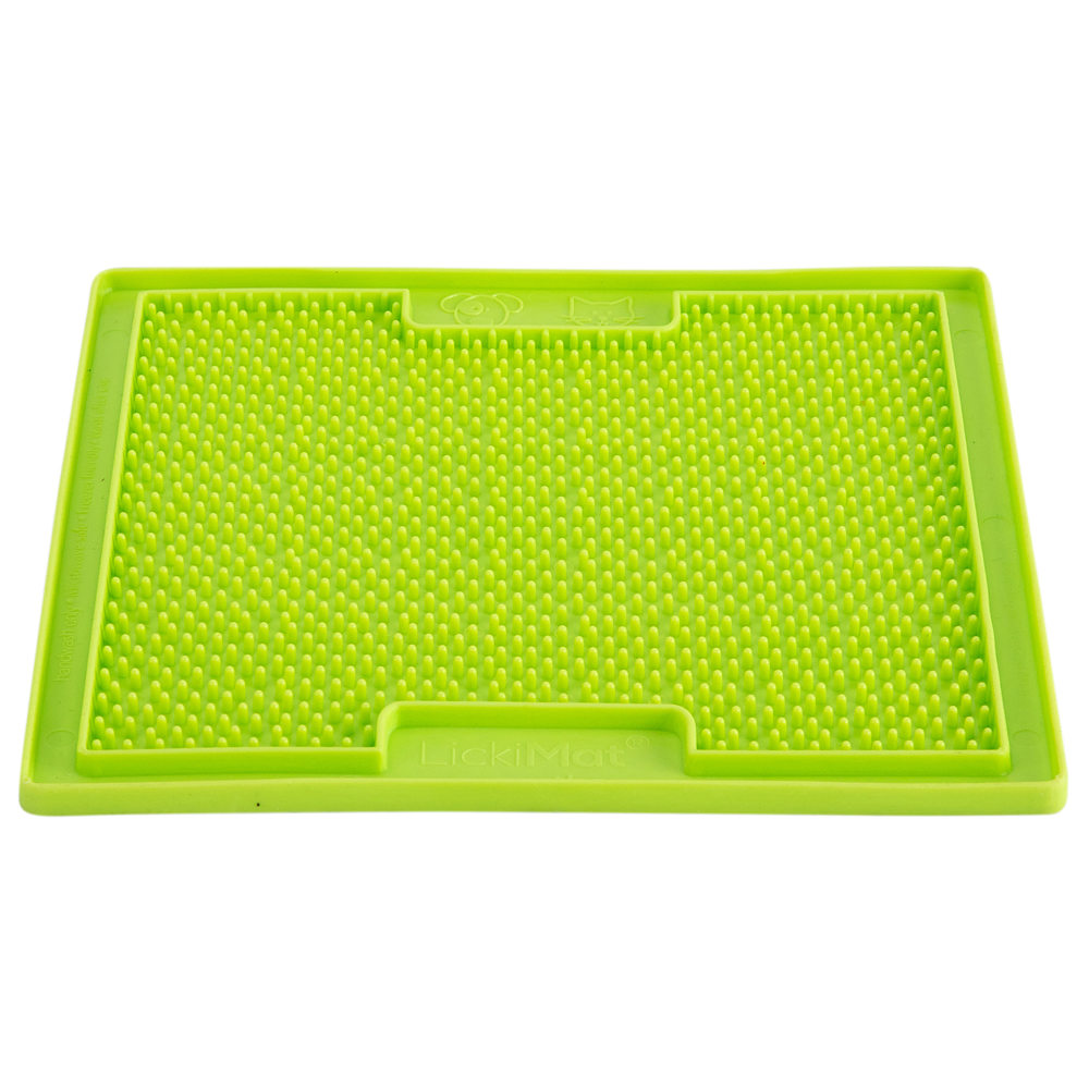 LickiMat® Hunde-Schleckmatte Soother green, Maße: ca. 20 x 20 cm von LickiMat