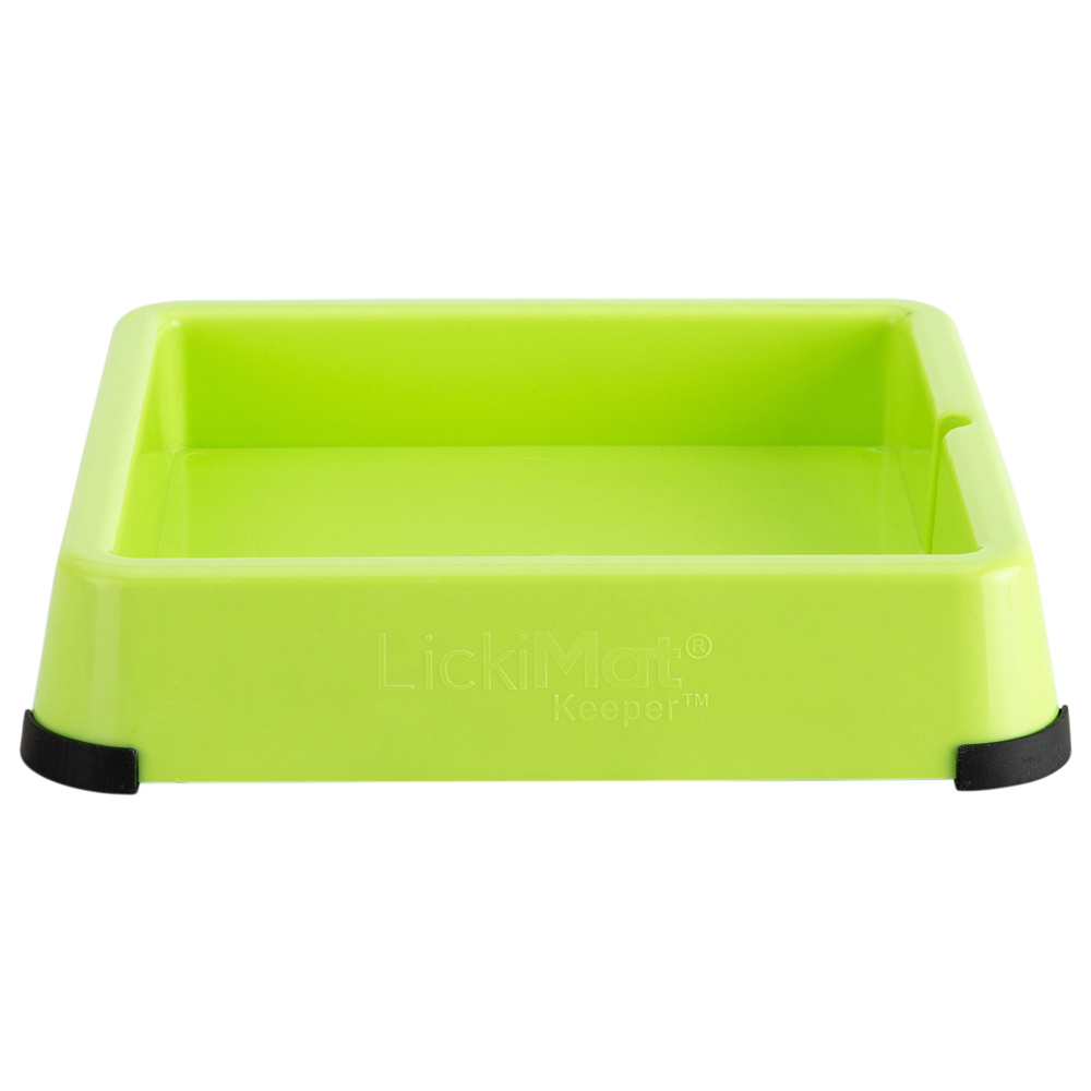 LickiMat® Schleckmatten-Erweiterung Indoor Keeper green, Maße: ca. 5,5 x 26 x 26 cm von LickiMat