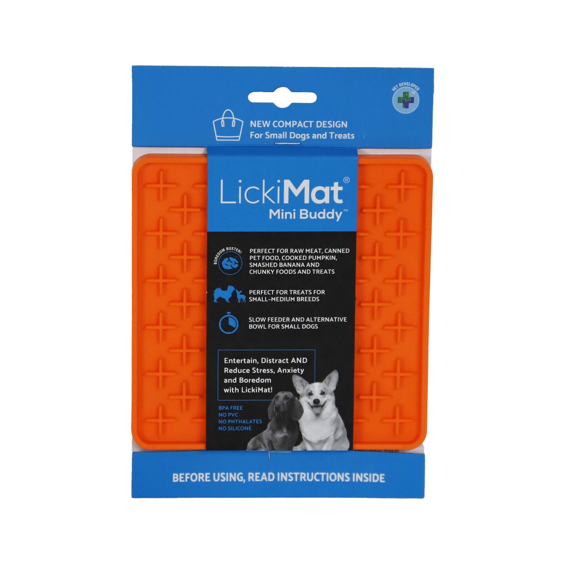 LickiMat Mini Buddy - Orange von LickiMat