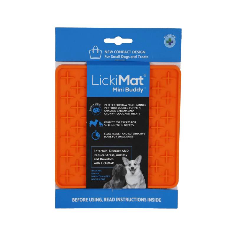LickiMat Mini Buddy - Orange von LickiMat