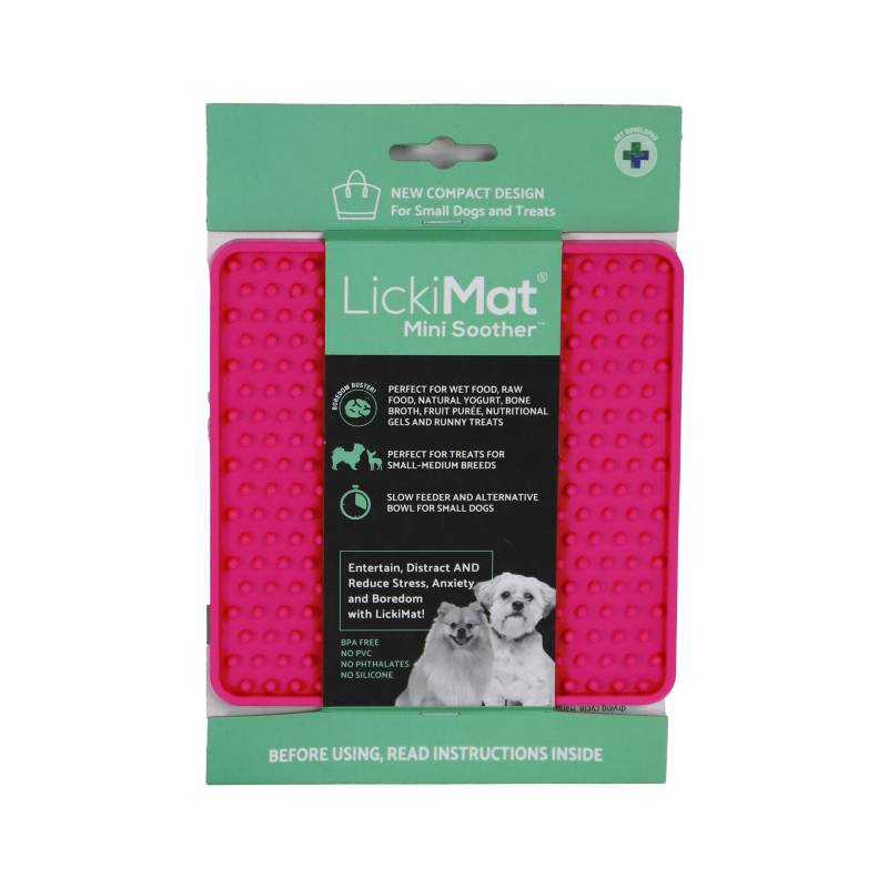 LickiMat Mini Soother - Rosa von LickiMat