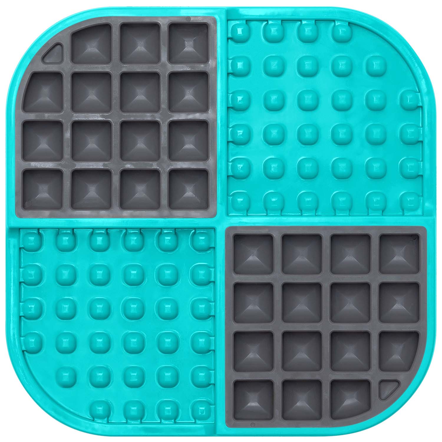 LickiMat Schleckmatte für Hunde Slomo, türkis - L 23 x B 20 x H 1,9 cm LickiMat Schleckmatte für Hunde Slomo, türkis - L 23 x B 20 x H 1,9 cm von LickiMat