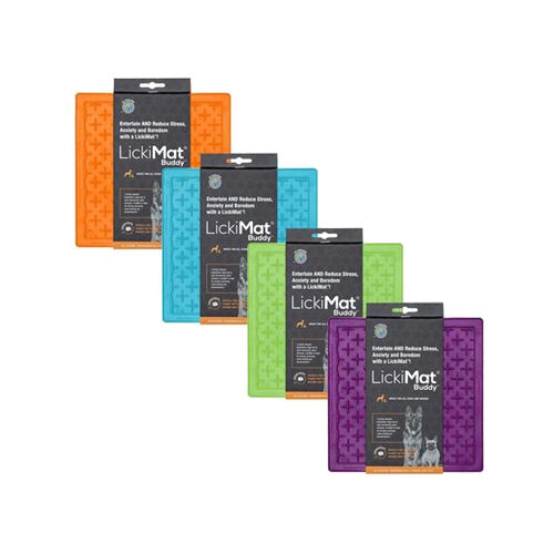 Lickimat Buddy - Small - Orange Lickimat Buddy - Small - Orange von LickiMat
