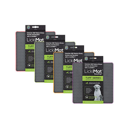 Lickimat Soother Tuff - 20 x 20 cm - Lila von LickiMat