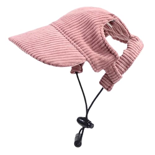 Licsaliwe Hundesonne Hut, Hundebahnhut mit Ohrloch, Sonnenschutz Strand mit runden Krempe für Hunde 3, 5-7, 5 kg (Stil 3) von Licsaliwe
