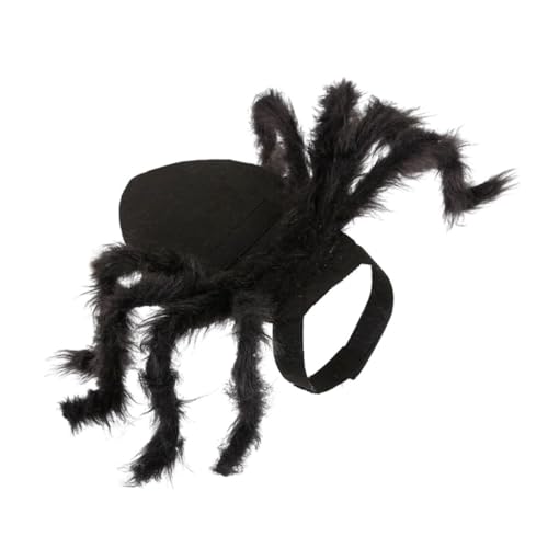 Spinnen Haustierkostümkabelbaum, verstellbare Schwarze Hundes Katzen Halloween Neck Kee mit Beingurten für Cosplay -Party, Größe s Spinnen Haustierkostümkabelbaum, verstellbare Schwarze Hundes Katzen Halloween Neck Kee mit Beingurten für Cosplay -Party, Größe s von Licsaliwe