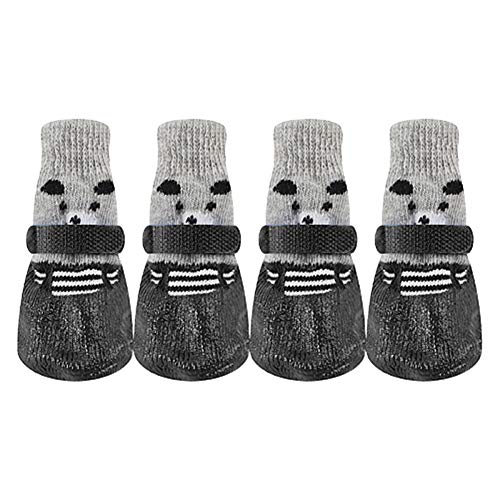 Hundeschuhe Pfotenschutz Hundeschuhe Wasserdicht rutschfeste Hundesocken Hundepfotenschutz Hundeschuhe Hundesocken Hundeschuhe für kleine Hunde Black,S Hundeschuhe Pfotenschutz Hundeschuhe Wasserdicht rutschfeste Hundesocken Hundepfotenschutz Hundeschuhe Hundesocken Hundeschuhe für kleine Hunde Black,S von Lidylinashop