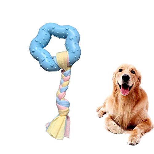 Lidylinashop kauknochen Hunde groß Hunde Spielzeug für welpen Interaktive Hund Spielzeug Hund Spielzeug für langeweile Hund Seil Spielzeug fivestars,Blue von Lidylinashop