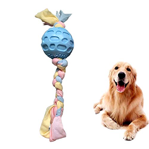 Lidylinashop kauknochen Hunde groß Hunde Spielzeug für welpen Interaktive Hund Spielzeug Hund Spielzeug für langeweile Hund Seil Spielzeug patternball,Blue von Lidylinashop