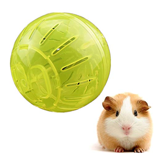 laufrad Hamster Hamster laufrad Hamster stille Rad Hamster in eine Ball Spielzeug Hamster übung Ball Stille Hamster Rad Holz Hamster Rad 10cm,Yellow von Lidylinashop