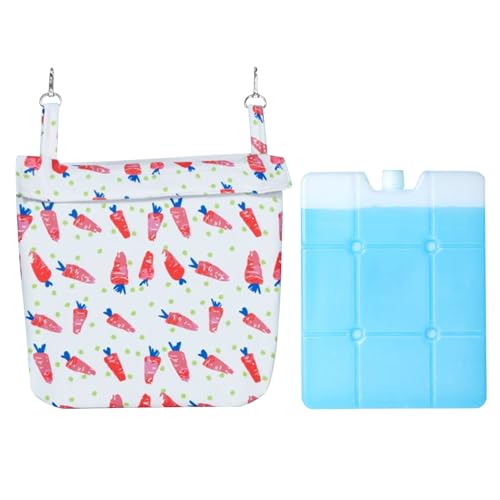 Lieawy Kühlmatte Für Haustiere - Kaninchen Welpen Kühlunterlage - Tragbare Kausichere Waschbare Unterlage Für Zu Hause & Unterwegs Garten Spielbereich von Lieawy