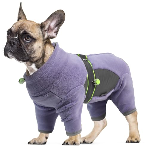 LiebeDD Fleecejacke Hund, Winter Hundejacke Hundemantel Fleece Hundepullover mit Geschirr und Reißverschluss Winddicht Weiche Pyjama für Mittelgroße Hunde Französische Bulldogge Beagle (XS-XXL) LiebeDD Fleecejacke Hund, Winter Hundejacke Hundemantel Fleece Hundepullover mit Geschirr und Reißverschluss Winddicht Weiche Pyjama für Mittelgroße Hunde Französische Bulldogge Beagle (XS-XXL) von LiebeDD