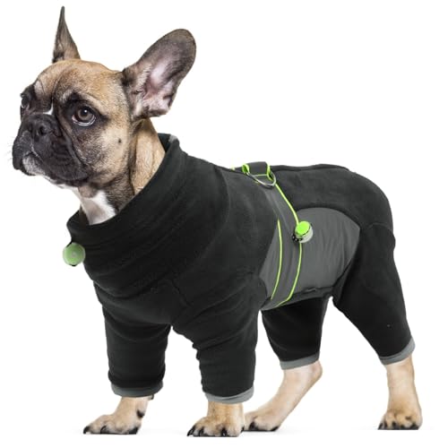 LiebeDD Fleecejacke Hund, Winter Hundejacke Hundemantel Fleece Hundepullover mit Geschirr und Reißverschluss Winddicht Weiche Pyjama für Mittelgroße Hunde Französische Bulldogge Beagle (XS-XXL) LiebeDD Fleecejacke Hund, Winter Hundejacke Hundemantel Fleece Hundepullover mit Geschirr und Reißverschluss Winddicht Weiche Pyjama für Mittelgroße Hunde Französische Bulldogge Beagle (XS-XXL) von LiebeDD
