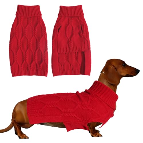 LiebeDD Hundepullover für Kleine Hunde, Sleeveless Rollkragen Hundepulli Winter Warm Gestrickter Pullover Weicher Pullover Thanksgiving Weihnachten Hundepullover Katzenpullover für Chihuahua, Rot,M LiebeDD Hundepullover für Kleine Hunde, Sleeveless Rollkragen Hundepulli Winter Warm Gestrickter Pullover Weicher Pullover Thanksgiving Weihnachten Hundepullover Katzenpullover für Chihuahua, Rot,M von LiebeDD