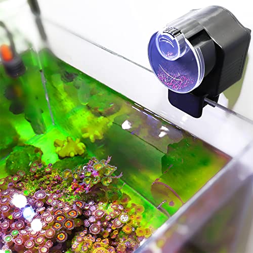 Automatischer Fischfutterspender für Feuchtigkeit – Aquarium-Futterspender, Fischfutterautomat, Elektrischer Automatischer Fischfutterautomat für Aquarien oder Aquarien von LiebeWH