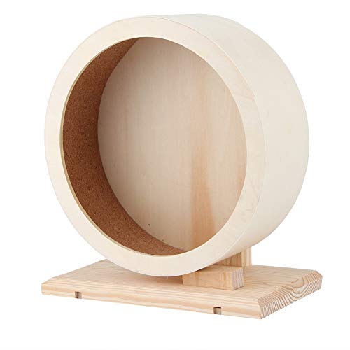 Holz-Hamster-Übungsrad, Hamster-Spielzeug, Hamsterhaus, Kleine Haustiere, Tiere, Übungsrad, Laufkreisel, Hölzernes Ruhenest, Rad-Spielspielzeug für Ratten, Rennmäuse, Mäuse, von LiebeWH