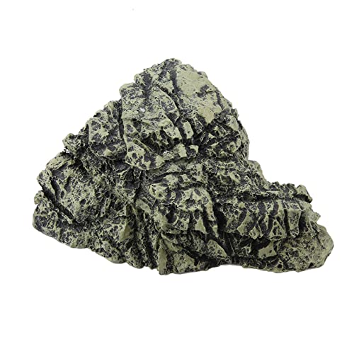 LiebeWH Fisch Versteckt Höhlen Aquarium Schildkröte Häute und Höhlen Reptile Häute und Schildkröte Reptilien Ack -Versteck Habitatdekoration Ornament (DB-025b mittlere Schildkrötenhöhle) von LiebeWH