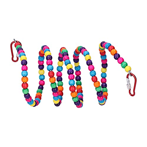 LiebeWH Vogel-Stehseil, Flexible Vogelschaukel, Vogelständer, Bunter Schaukelkäfig, Zum Aufhängen, Kauen, Klettern, Spielzeug, Zubehör für Vögel, Papageien LiebeWH Vogel-Stehseil, Flexible Vogelschaukel, Vogelständer, Bunter Schaukelkäfig, Zum Aufhängen, Kauen, Klettern, Spielzeug, Zubehör für Vögel, Papageien von LiebeWH