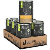 LIEBESGUT Hundefutter Bio-Huhn mit Bio-Apfel und Bio-Buchweizen von Liebesgut