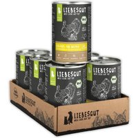 LIEBESGUT Hundefutter Bio-Pute mit Bio-Mangold und Bio-Kartoffel 6x400 g LIEBESGUT Hundefutter Bio-Pute mit Bio-Mangold und Bio-Kartoffel 6x400 g von Liebesgut