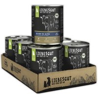 LIEBESGUT Hundefutter Bio-Rind mit Bio-Hirse und Bio-Kürbis 6x800 g LIEBESGUT Hundefutter Bio-Rind mit Bio-Hirse und Bio-Kürbis 6x800 g von Liebesgut
