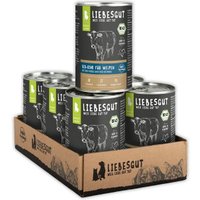 LIEBESGUT Hundefutter Bio-Rind mit Bio-Hirse und Bio-Kürbis von Liebesgut