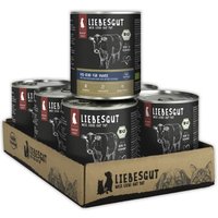 LIEBESGUT Hundefutter Bio-Rind mit Bio-Zucchini und Bio-Reisflocken von Liebesgut
