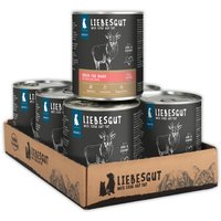 LIEBESGUT Hundefutter Hirsch mit Obst und Hirse 6x800 g LIEBESGUT Hundefutter Hirsch mit Obst und Hirse 6x800 g von Liebesgut