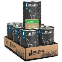 LIEBESGUT Hundefutter Nass Pferd mit Zucchini und Karotte von Liebesgut
