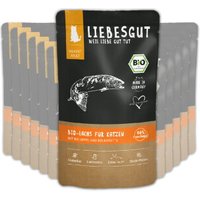 LIEBESGUT Katzenfutter Bio-Lachs mit Bio-Apfel und Bio-Karotte LIEBESGUT Katzenfutter Bio-Lachs mit Bio-Apfel und Bio-Karotte von Liebesgut