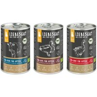 LIEBESGUT Katzenfutter Friss-dich-satt Paket Adult 18 x 400 g von Liebesgut