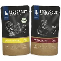 LIEBESGUT Katzenfutter Friss-dich-satt Paket Sensitiv 24 x 100 g LIEBESGUT Katzenfutter Friss-dich-satt Paket Sensitiv 24 x 100 g von Liebesgut
