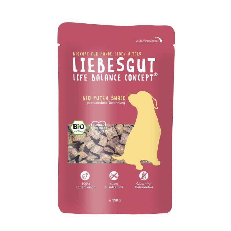 Liebesgut Bio Puten Bits 5x150g von Liebesgut