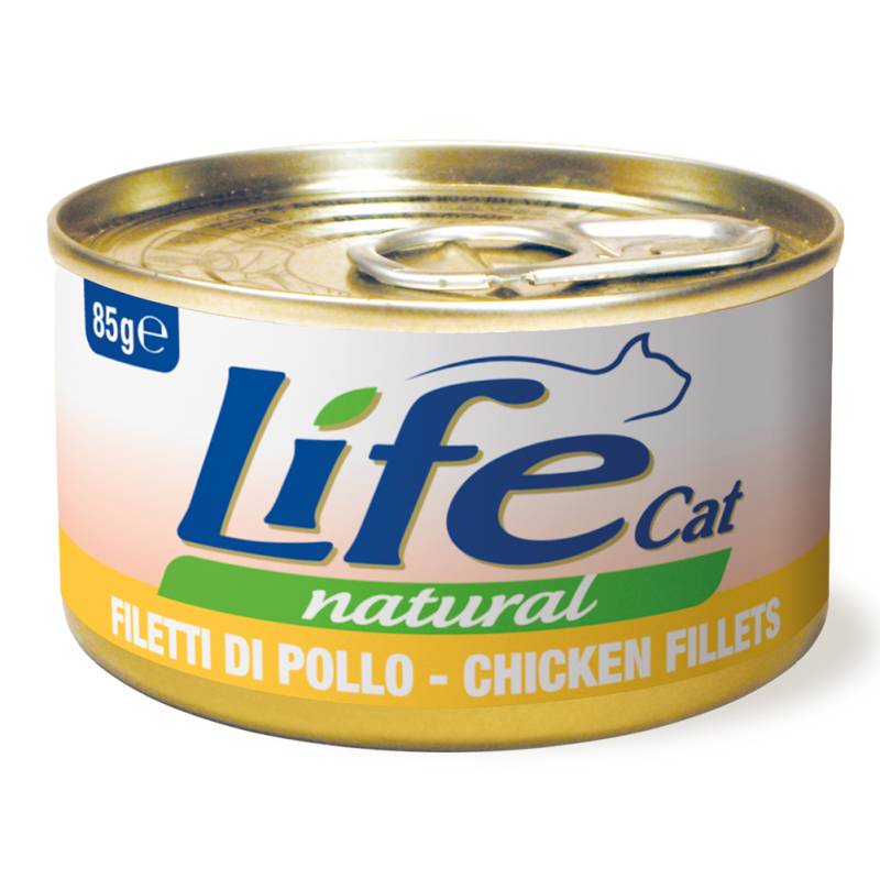 Sparpaket Life Cat Natural Adult 12 x 85 g - Huhn von Life Cat Wet