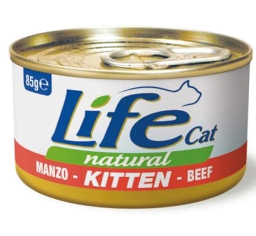 Life Cat Natural Kitten Rindfleisch Dose 85g von Life Cat