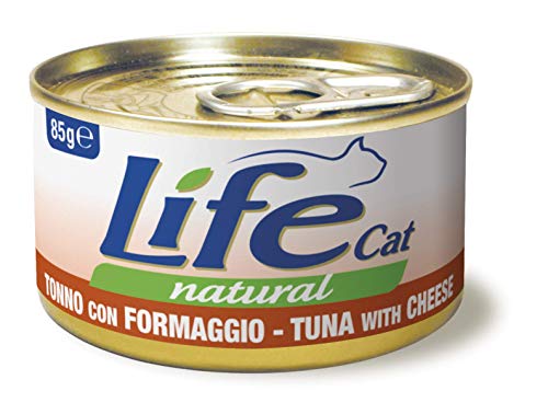 Life Cat Natural Thunfisch mit Käse, Dose 85g von Life Cat