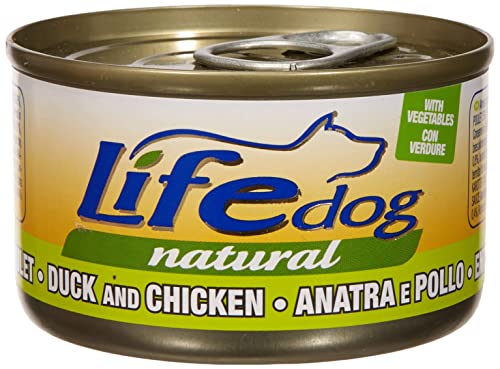 Life Dog 20019 Ente und Huhn Dose, 90 Gramm von Life Dog