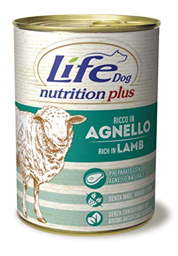 Life Dog 20038 Lamm und Reis Dose mit Gemüse, 400 Gramm von Life Dog